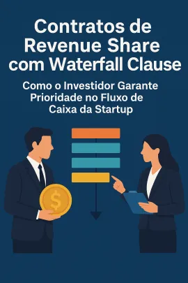 Imagem da notícia Contratos de Revenue Share com Waterfall Clause: Como o Investidor Garante Prioridade no Fluxo de Caixa da Startup